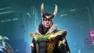 Tom Hiddleston As Marvel's God Of Mischief Loki Wallpaper