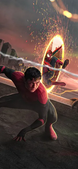 Tom Holland Radiates Youthful Vibes Wallpaper