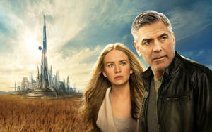 Tomorrowland Movie Casey And Frank Poster Wallpaper
