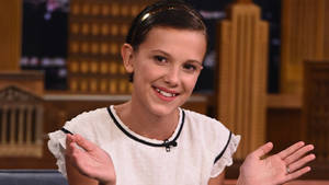 Tonight's Show With Millie Bobby Brown Wallpaper