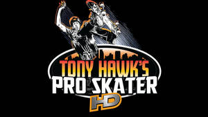 Tony Hawk Hd Logo Black Wallpaper