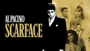 Tony Montana - The Epitome Of Courage And Ambition Wallpaper