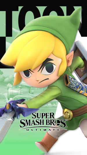 Toon Link Brings The Adventure To Life Wallpaper