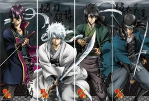 Top Anime Gintama Swordsmen Wallpaper