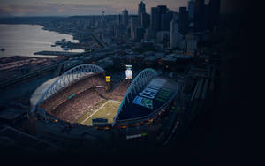 Top View Seattle Seahawks Field Wallpaper