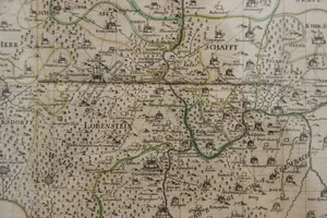 Topographic Map Of Germany Wallpaper