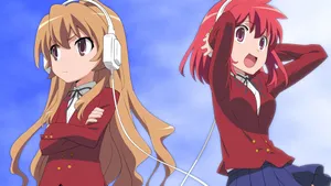 Toradora Listening To Music Wallpaper