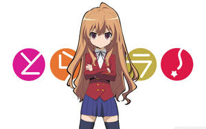 Toradora Taiga Aisaka In School Uniform Wallpaper