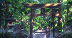 Torii Gate Anime Wallpaper
