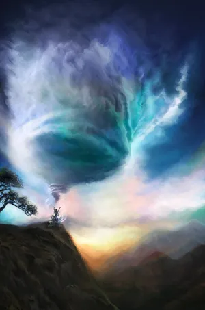 Tornado Using Magic Wallpaper