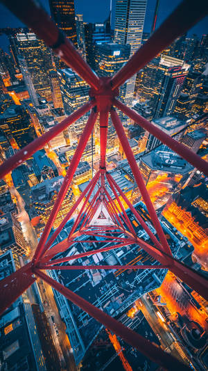 Toronto Canada Above Building View Wallpaper