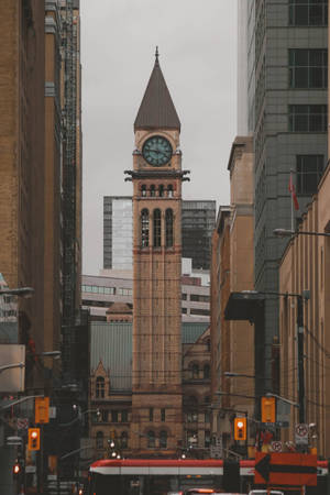 Toronto Clock Tower Old Iphone Wallpaper