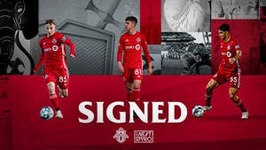 Toronto Fc Team Signed Academy Wallpaper