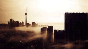 Toronto In A Smoky Scene Wallpaper