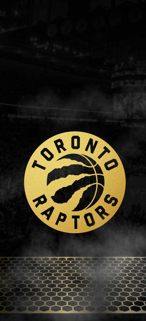 Toronto Raptors Gold And Black Wallpaper