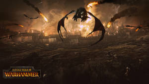 Total War Warhammer 2 Burning City Wallpaper