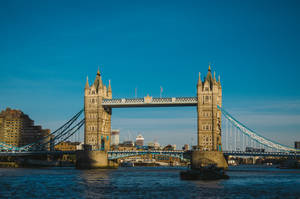 Tower Bridge Between Water And Sky Wallpaper