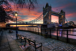 Tower Bridge Sunset England Wallpaper