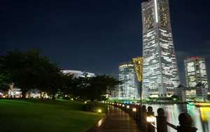 Tower Building In Yokohama Wallpaper