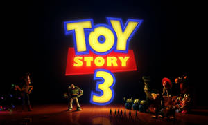 Toy Story 3 Bright Logo Wallpaper