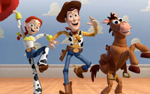 Toy Story Jessie Woody Bullseye Wallpaper