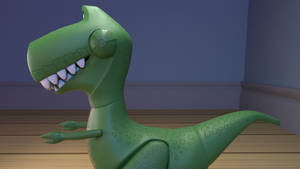 Toy Story Rex Figure Sideview Wallpaper