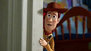 Toy Story Woody Door Wallpaper