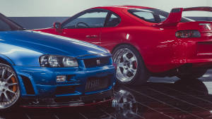 Toyota And Nissan Gtr Cars Wallpaper