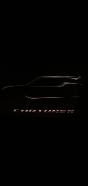 Toyota Fortuner Black Logo Wallpaper