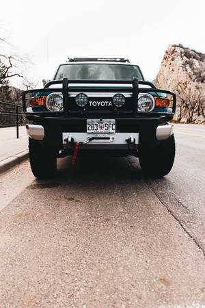 Toyota Suv With Bumper Guard Wallpaper