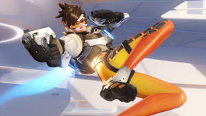 Tracer Of Overwatch Video Game Wallpaper