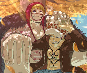Trafalgar Law One Piece Adoptive Father Corazon Wallpaper