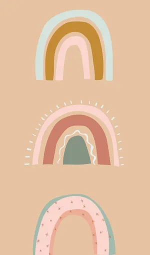 Tranquil Boho Pastel Sanctuary Wallpaper