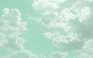 Tranquil Green Aesthetic Desktop Wallpaper