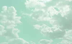 Tranquil Green Aesthetic Desktop Wallpaper