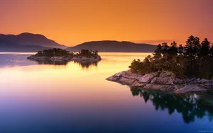 Tranquil Lake View Microsoft Wallpaper