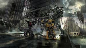 Transformers Megatron And Bumblebee Wallpaper
