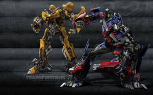 Transformers Optimus And Bumblebee Wallpaper