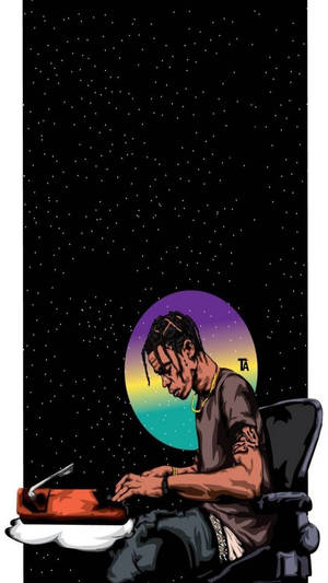 Travis Scott Astroworld Fan Art Wallpaper