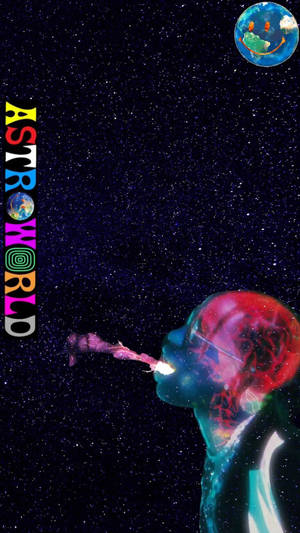Travis Scott Astroworld Featuring Screaming Entity Wallpaper