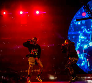 Travis Scott Concert Kendrick Lamar Wallpaper
