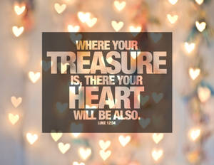 Treasure Bible Quote Wallpaper