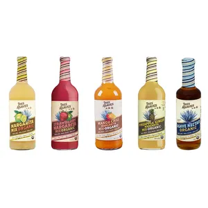 Tres Agaves Margarita Mix Bottles Arranged Horizontally Wallpaper