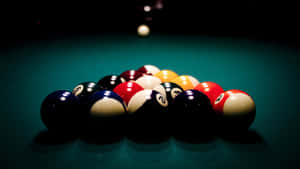 Triangle Pool Table Balls Wallpaper