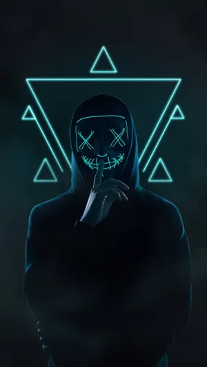 Triangles Hush Purge Mask Wallpaper