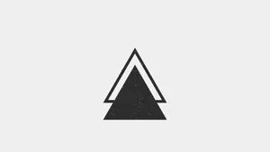 Triangles Minimalist Aesthetic Laptop Wallpaper