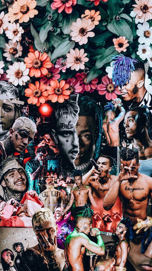 Tribute To The Lives Of Lil Peep And Xxxtentacion Wallpaper