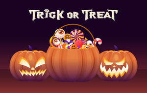 Trick Or Treat Candies Halloween Computer Wallpaper