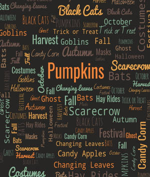 Trick Or Treat Halloween Terms Wallpaper
