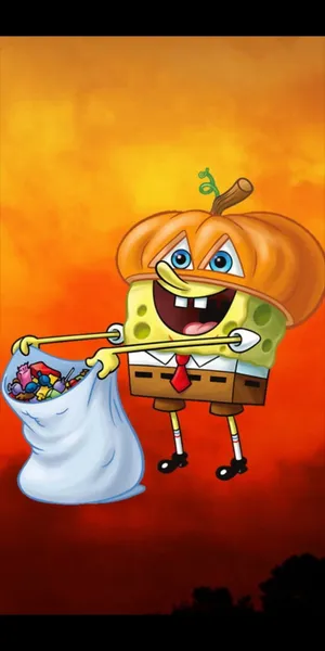 Trick Or Treat Spongebob Wallpaper